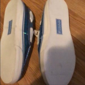 Blue mermaid sparkle sperrys 6.5